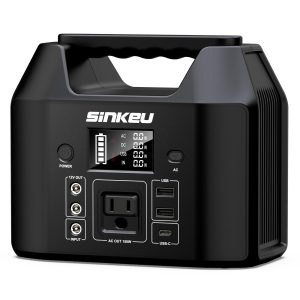 Portable Power Station 122.8Wh, LiFePO4 Battery Solar Generator for Camping Use.