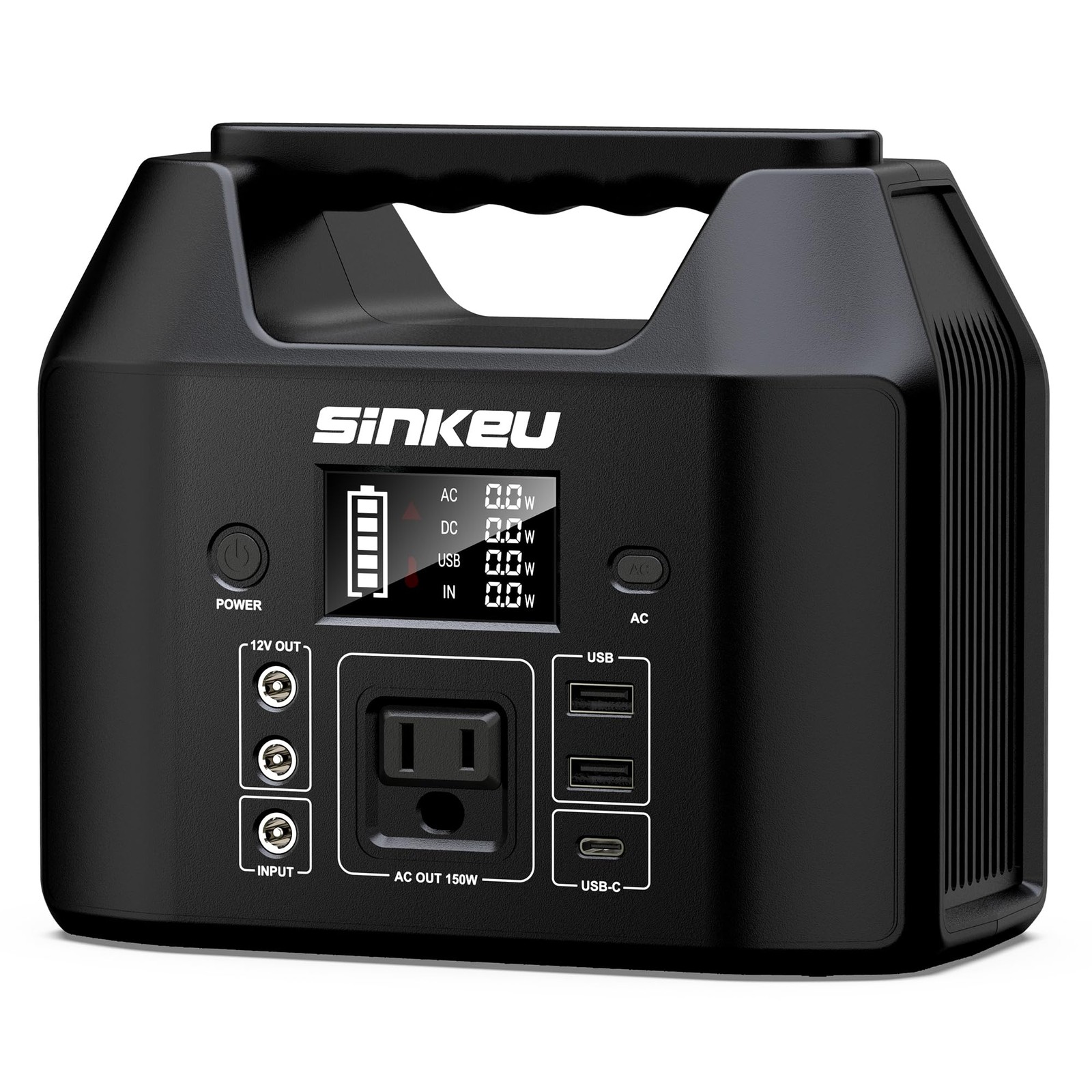 Portable Power Station 122.8Wh, LiFePO4 Battery Solar Generator for Home Use,….