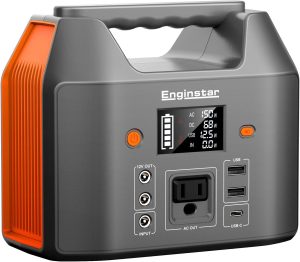 Portable Power Station 150W 155Wh Solar Generator 110V 42000Mah Portable Power.
