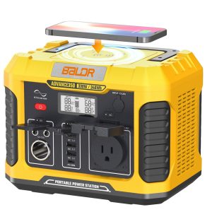 BALDR 330W Portable Power Station, 346Wh Solar Generator Backup Battery.