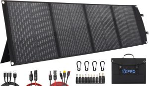 Portable Solar Suitcase 100W 18V for Camping Power Station.