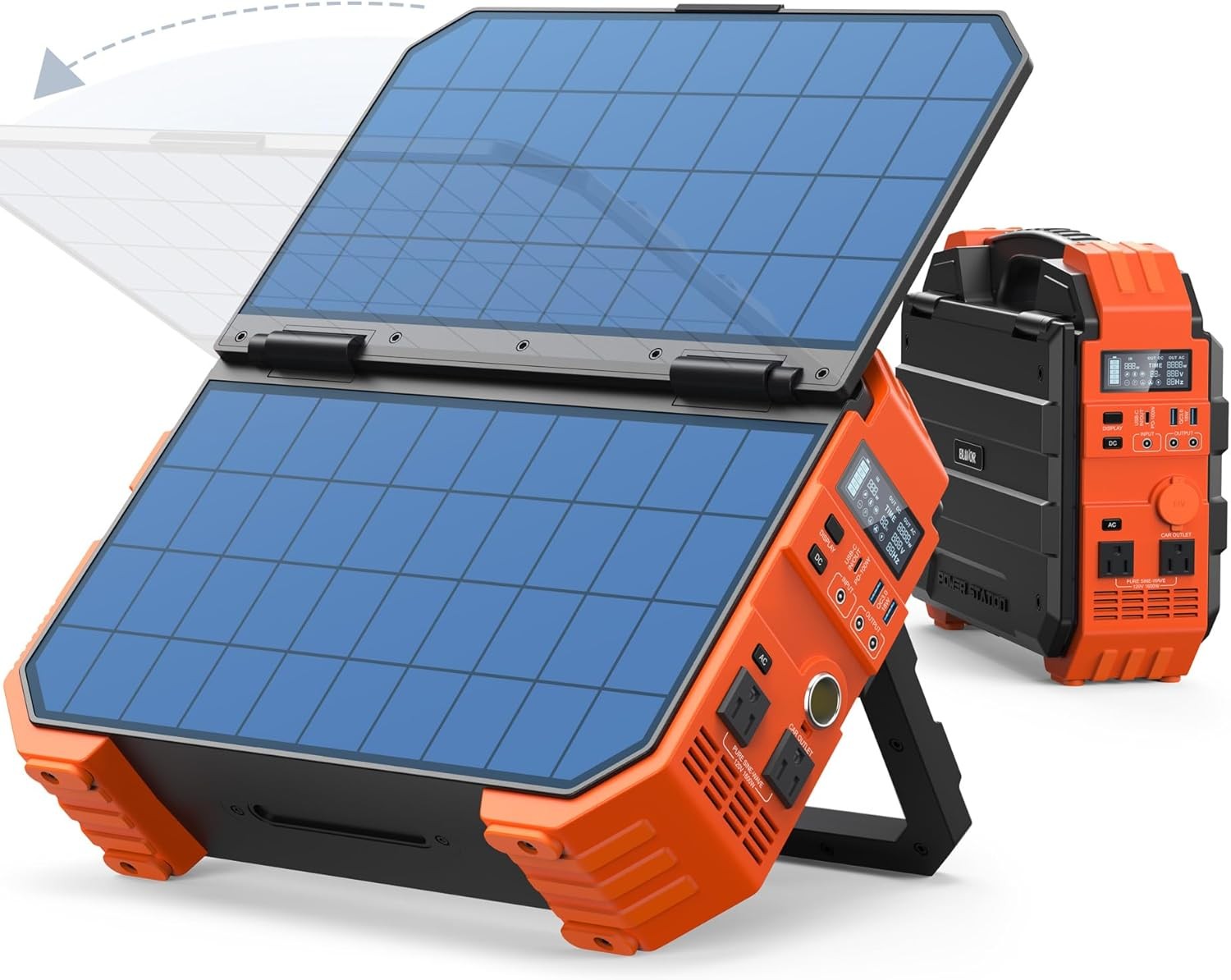 1600W Solar Generator (Peak 3200W) – LiFePO4 Battery Home Backup