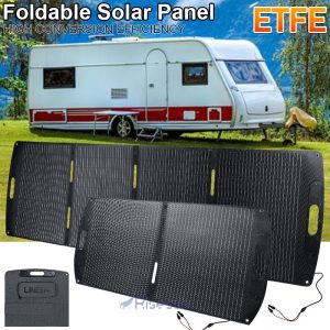 100W 200W Foldable Solar Panel Portable Solar Charger RV Camping Power Station.