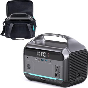 350W Portable Power Station, Solar Generator for Camping & Emergency Backup.