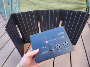 Open Box  146Wh 200W Portable Power Station Solar Generator with 40W Solar Panel.