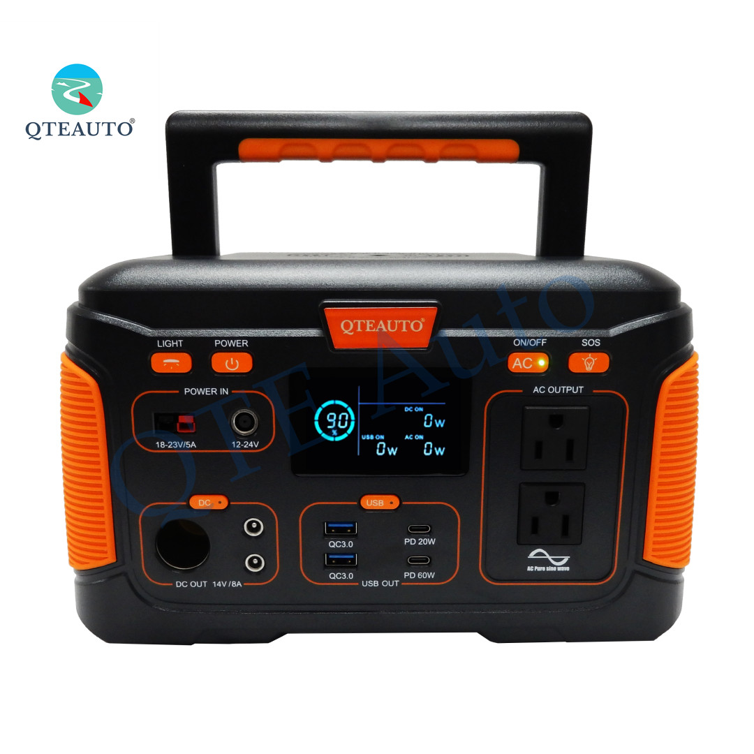 300W Portable Power Station Outdoor, Camping Solar Generator Lithium Battery