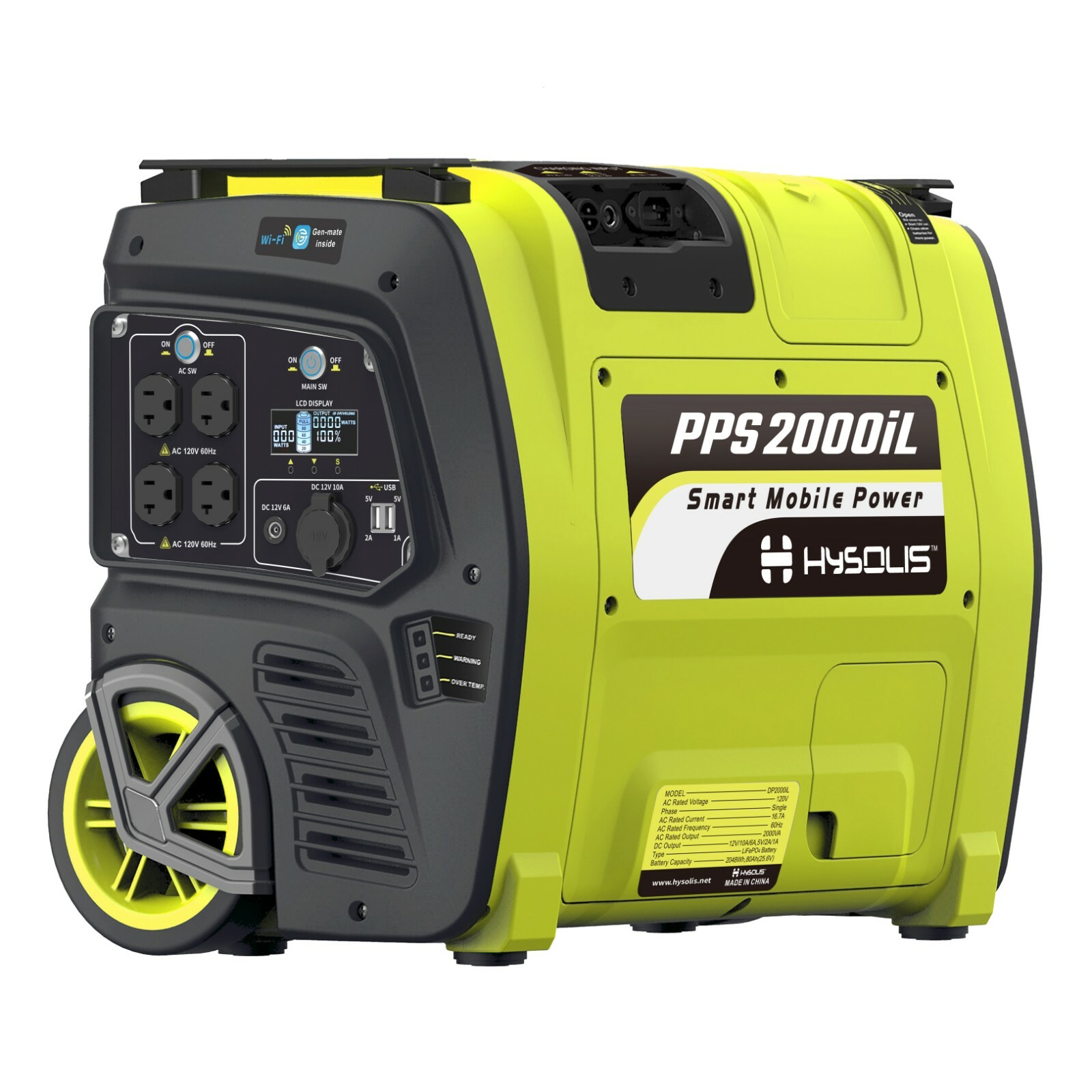 Portable Solar Generator 2KW Lithium Battery off grid mobile power station.