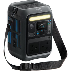 Anker SOLIX C300X Portable Power Station 288Wh 360W Solar Generator for Camping.