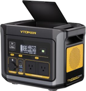 VTOMAN FlashSpeed 600 Portable Power Station 499Wh 70Min Fully Charged LiFePO4.
