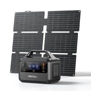 Grecell 300W Portable Solar Generator Battery + 40W Panel (USED).