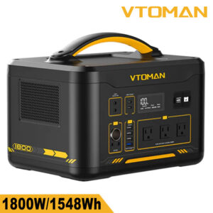 VTOMAN Jump 1800 Portable Power Station 1800W/ 1548Wh LiFePO4 Battery Generator.