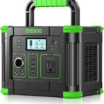 Used 300W 288Wh Portable Power Station Solar Generator for Camping , EBL.