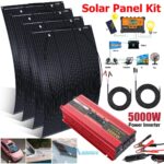 5000W Power Inverter & Solar Panel System for Home Complete Kit Solar Generator