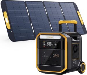 VTOMAN FlashSpeed Pro 3600 3096Wh Portable Power Station, 400W Solar Panel.