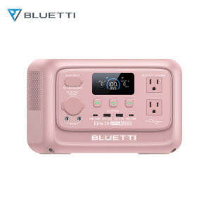 BLUETTI Elite 30 V2 288Wh Pink Portable Power Station Generator for Travel.