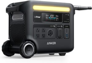 Anker SOLIX F2600 Portable Power Station 2560Wh 2400W Solar Generator | Refurbish.