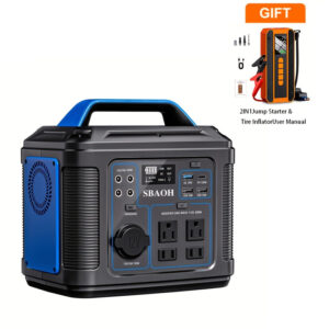Portable Power Station and Outdoor Generator 296Wh Fast Charging (with Air Pump).